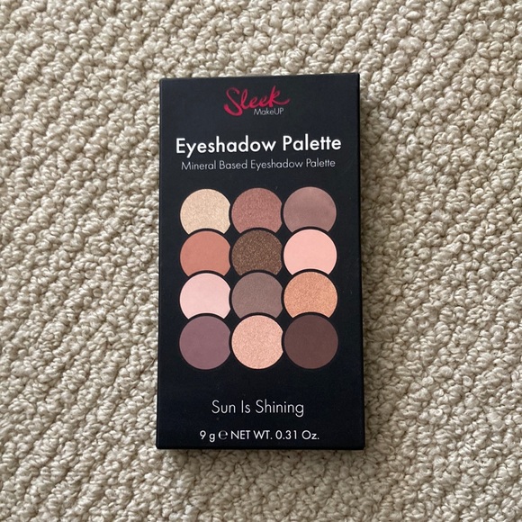 NEW Sleek Makeup Sun Is Shining Eyeshadow Palette Neutrals Nudes 12 Shades NIB - Picture 1 of 7